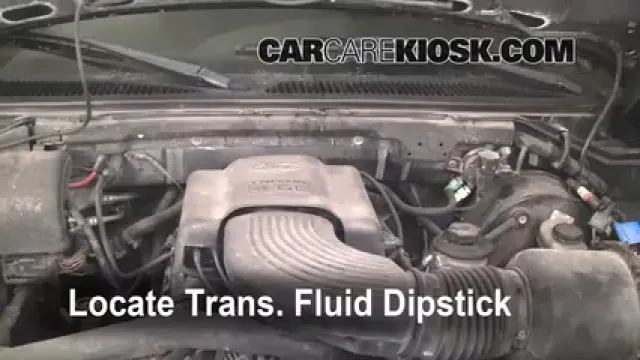 1999 Ford F-150 XLT 4.6L V8 Extended Cab Pickup (4 Door) Transmission Fluid Check Fluid Level